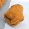 Winter Thick Plush, Pineapple Knit, Touch Screen, Cycling Cold Proof, Plush Pattern, Warm Gloves