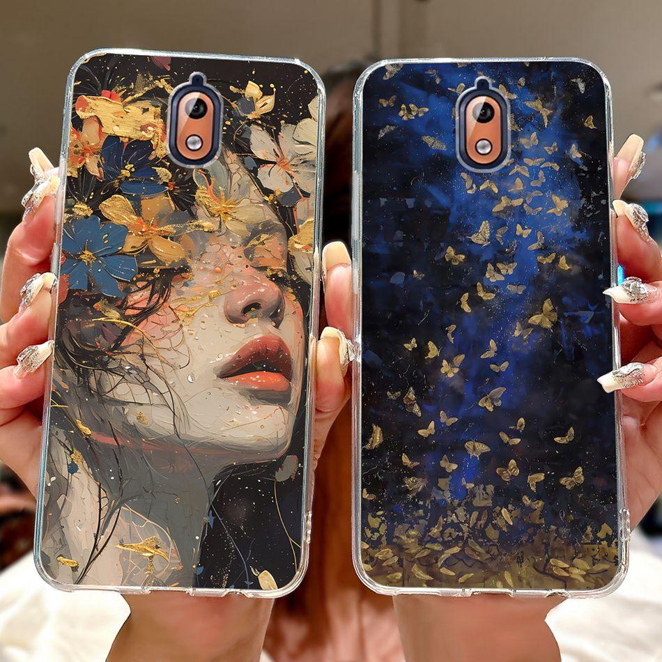 For Nokia 3.1 Nokia3 Cool Dragon Tiger Painted Phone Case For Nokia 3 Nokia3.1 Soft Silicone TPU Cases
