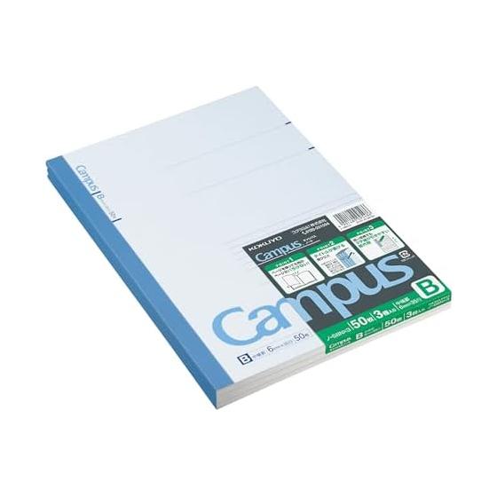 KOKUYO Note Campus Note B5 B-линованная 50 листов 3-книжная упаковка No-5BX3