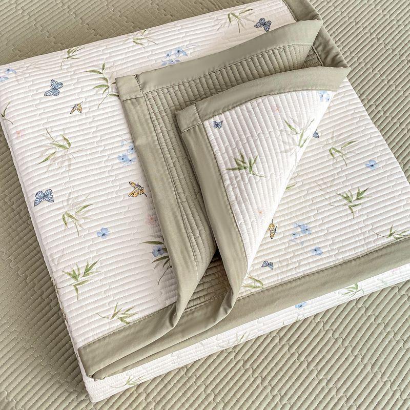 Doppellagiges Garn Gewaschene Baumwolle Bettdecke Beidseitig verwendbare Tatami-Matratze Baumwoll-Bettlaken Matratze