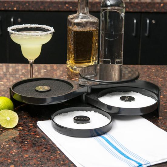 Yousheng Plastic Salt Edge Box Three Layers Salt Dipper Sugar Juice Seasoning Box Smooth Inner Wall Salt Dipping Tool