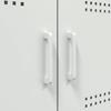 TV Cabinets (2 pcs) White 68 x 39 x 50.5 cm Steel