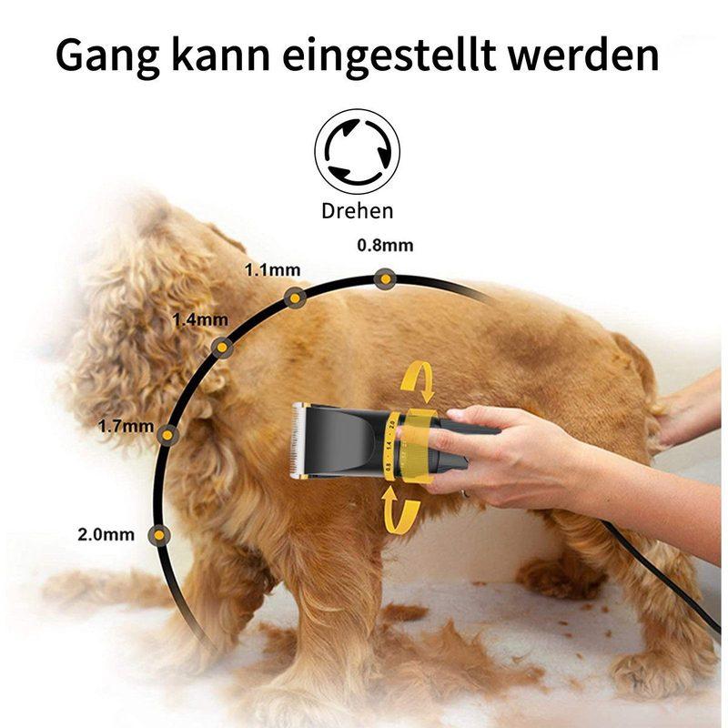 Upgraded Low Noise Cat and Dog Grooming Clipper Ideal for Thick Coats Electric Quiet Grooming Set; Pet Supplies Trimmer