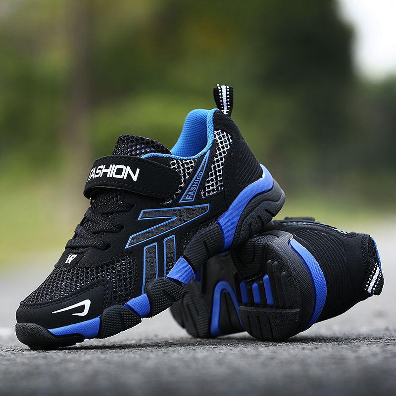 Boys' Mesh Breathable Sports Running Shoes for Spring, Summer, and Autumn