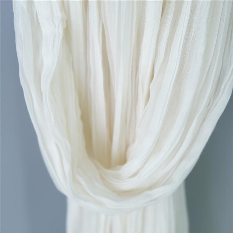 Extra Large Flowing Ethnic Dance Scarf - 120x260cm, Pure Cotton Silk Zen Gauze