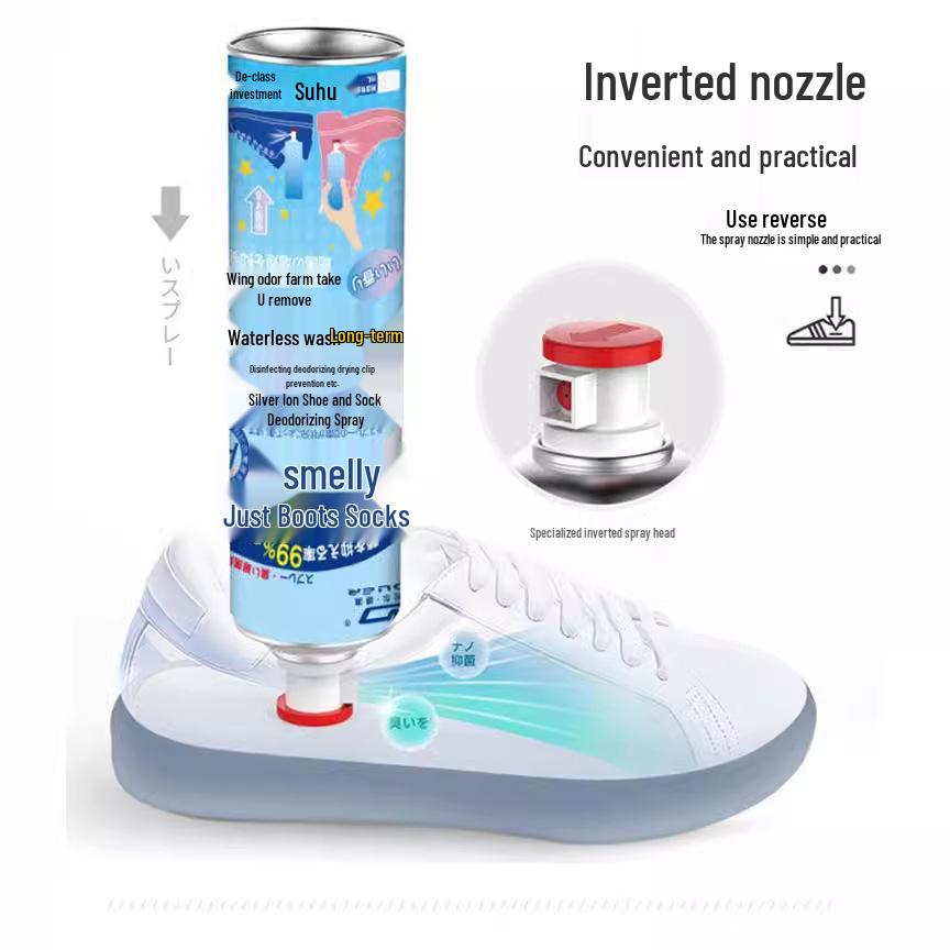 Douldeao Antibacterial Shoe & Sock Deodorizing Spray for Foot Odor
