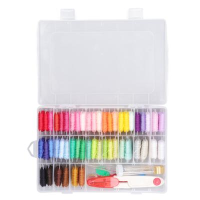 Embroidery Thread 50 Colors Cross Stitch Thread Embroidery Floss Set For Embroidery Friendship Bracelet String Making