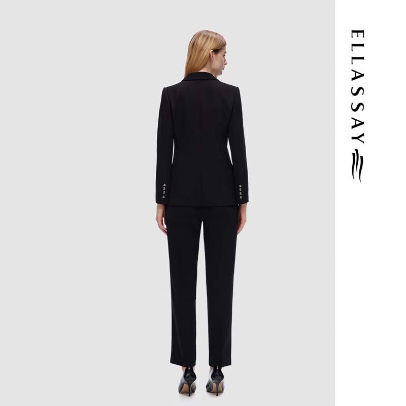 ELLASSAY Women's Simple Straight-Leg Ankle Pants