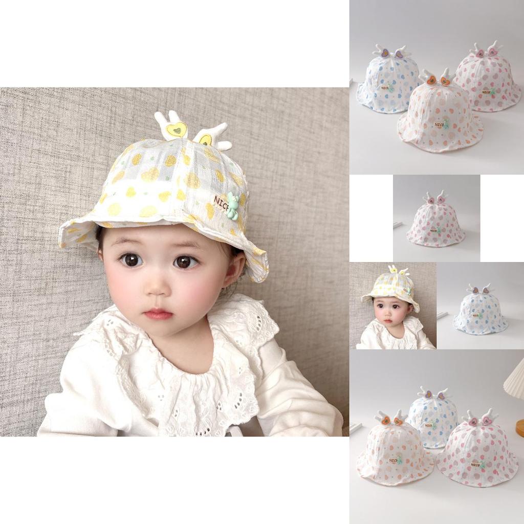 Baby Sun Hat Spring Summer Thin Cute Lovely Fisherman Hat For Boys Girls Infants Toddlers