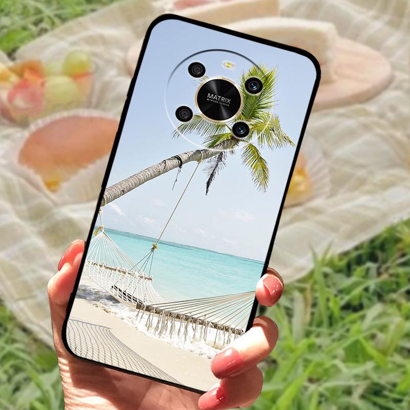 For Honor X 9 4G Case Silicone Soft Marble Protective Covers For Honor X9 Cases Fashion Black Bumper for Huawei Honor X 9 Fundas