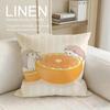 Cute Bokko Hedgehog Cushion Cover Pillowcase Set Pcs x x Breathable Washable Sofa Cushion Cover