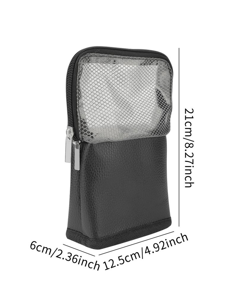Single Small Vertical Makeup Brush Storage Bag Carrying Advanced Large Capacity Dustproof Makeup Brush Organizer Outdoor
