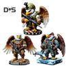 Eagle Soldier Statue Resin Military Eagle Figurine Patriotic Desktop Soldier Ornament for Home Entrance Living Room Decor Independence Day