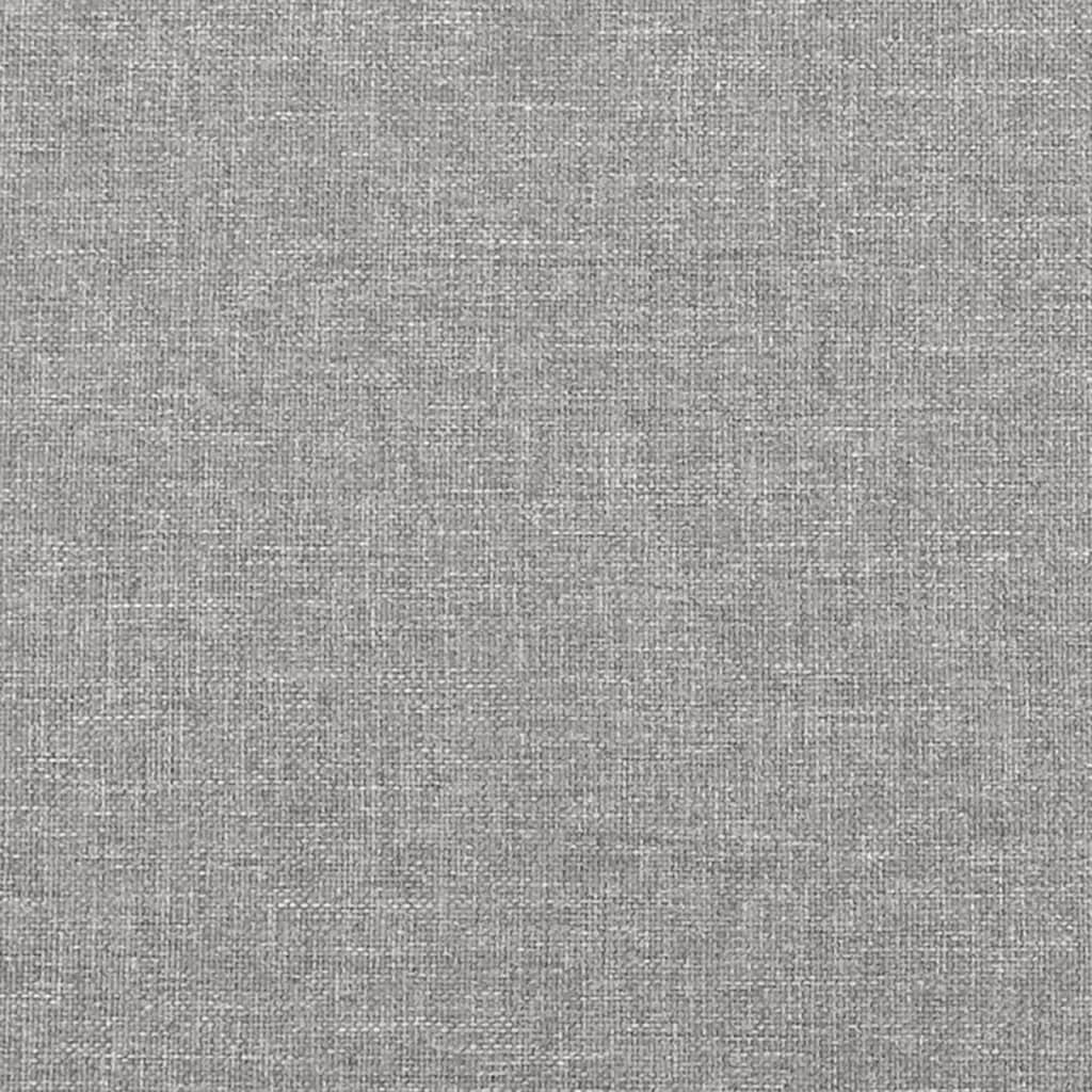 Vidaxl Rama Łóżka Bez Materaca, Jasnoszara, 120X200 Cm, Obita Tkaniną