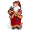 12 Inch Sitting Santa Claus Statue Home Ornaments Christmas Decorations  Gift For Friends