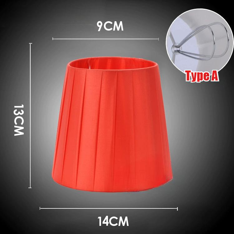 14cm Small Glass Chandelier Lamp Shades, Modern Wall Lasmp Cover, Clip on  for Bedrooms Living Room