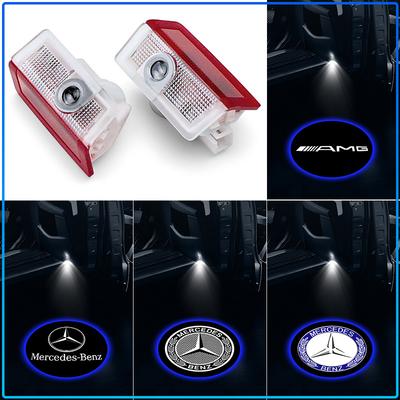 2 Bucăți Lumină Ușă Proiector Lumină de Bun Venit LED Lumină de Curtoazie Auto Pentru Mercedes Benz C200 C300 A160 180 B200 W108 W124 W126 Clasa E GLA GLE S500 GLK