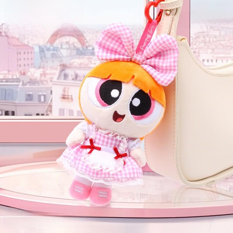 Powerpuff Blossom Girls Lolita Dress Up Cartoon Plush Figure Pendant Room Decor