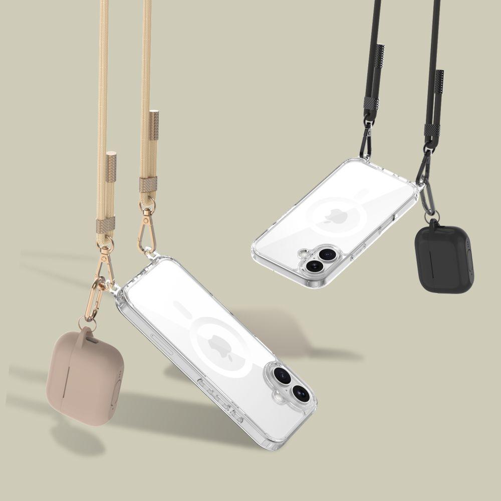 Tech-Protect Flexair Chain Magsafe Iphone 16 Black & Taupe