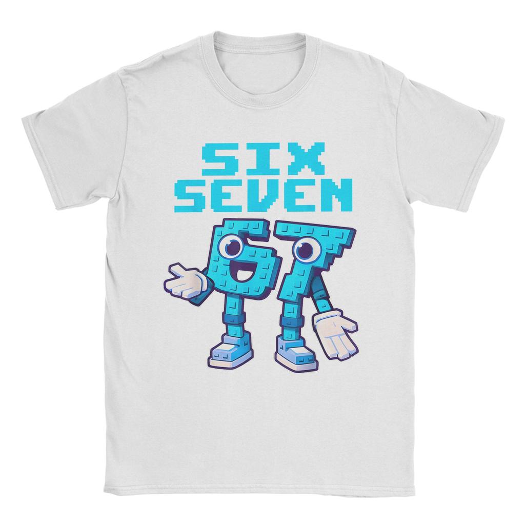 67 Six Seven 67 Funny Italian Brainrot TShirts Unisex Casual 100 Cotton Tees Crewneck Short Sleeve T Shirts Big Size Tops