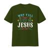 Womens Why Y All Trying To Test The Jesus In Me T Shirt Black 2XL vintage Washed Unisex Casual graphic Soft homme Stylish