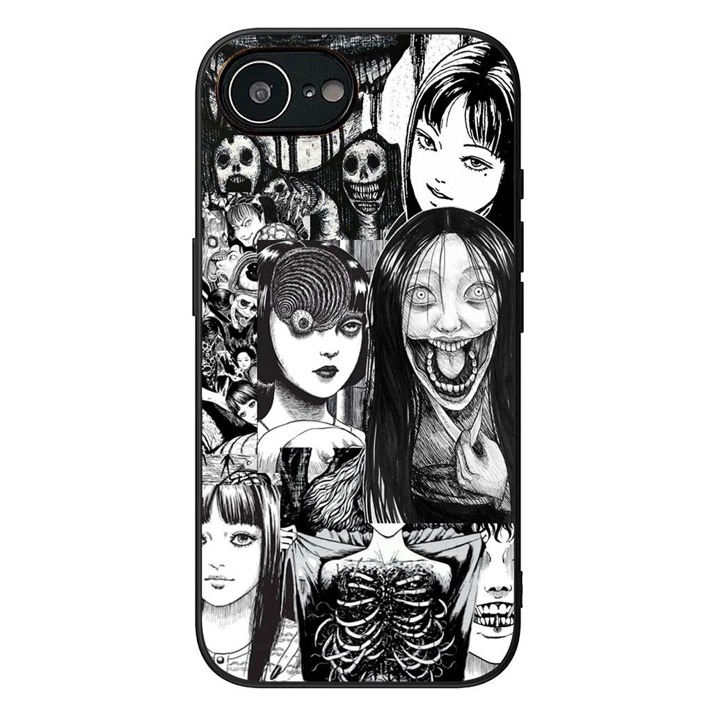 

Томи Комиксы Дзюндзи Постер Ито Чехол для телефона для Apple iPhone 12 13 Mini XS 11 Pro Max 7 8 Plus + XR 8+ X SE 2020 SE3 Мягкий чехол iPhone (7)(8)