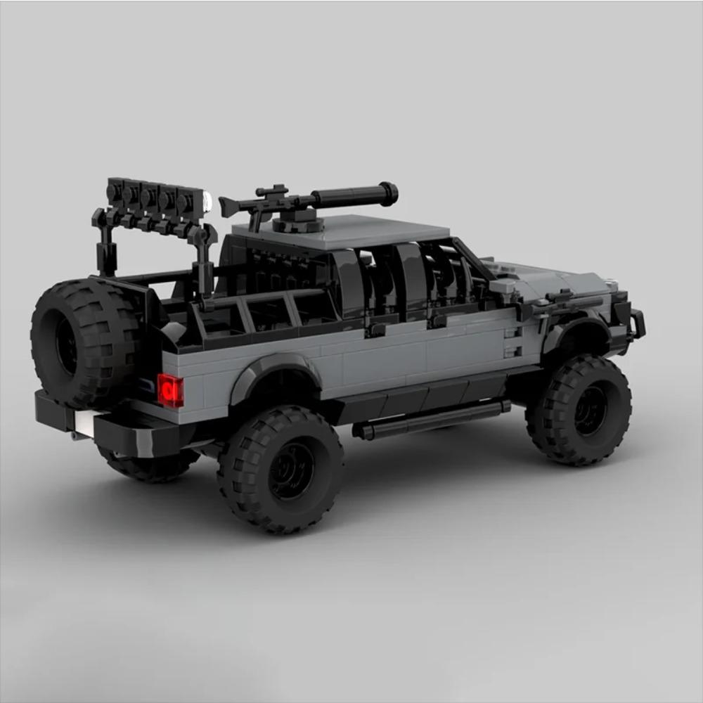 New F-150 Pickup Apocalypse Edition Speed Champion Classic Racing Children's Toy Christmas Gift Technology Building Blocks
