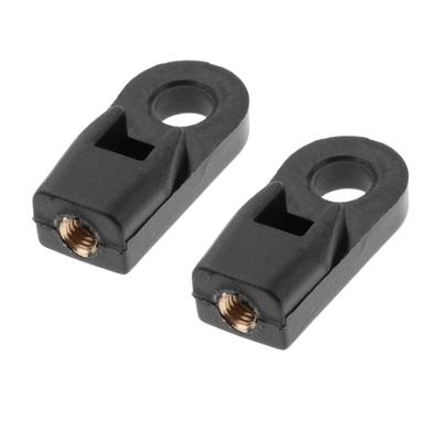 Outboard Cable End Fitting Set for Marine Control Box Service, 2-Piece Terminal End Parts with ABS Housing Detail for Boat Maintenance