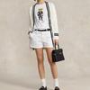 Polo Ralph Lauren SS23 Cartoon Pattern Printed Round Neck Short Sleeve T-Shirt Women Tops White WMPOKNINCU20737-100