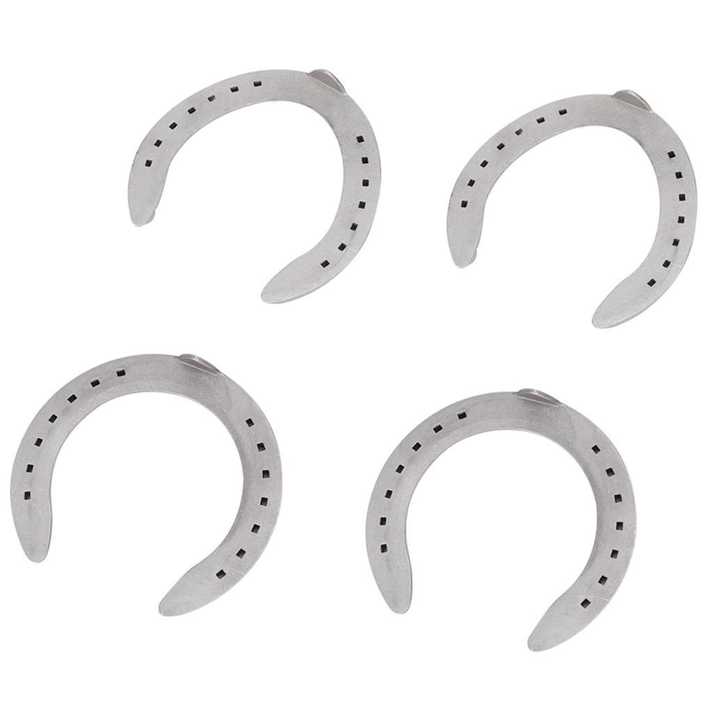 4-teiliges Hufeisen-Set aus Aluminiumlegierung, Reitwerkzeug, Ausrüstung, Zubehör, Typ 5