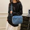 Denim Small Square Bag Women's Shoulder Bag Crossbody Bag
