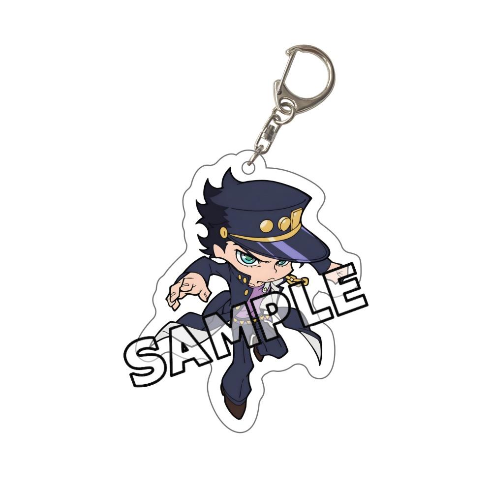 2026 New JoJo Bizarre Adventure Chibi Acrylic Keychain JJBA Jotaro Giorno Jolyne Dio Josuke Bruno Keyring Kawaii Anime Bag Gift