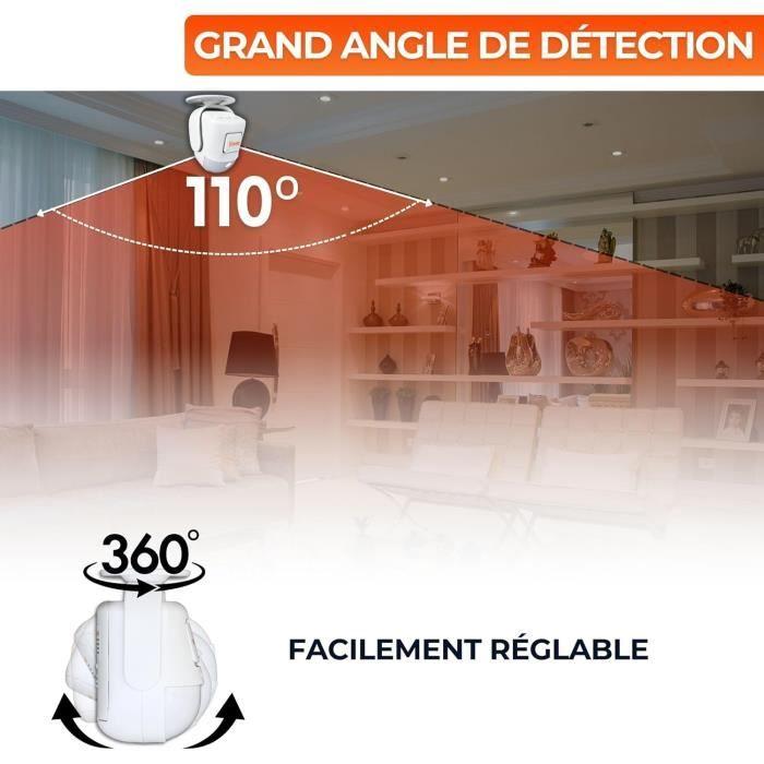 Alarm s detektorem pohybu Tiiwee X4 s vestavěnou 120dB sirénou