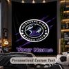 TapestryMelbourne Storm Custom Name Text Personalized Wall Hanging Tapestry Home Wall Decor