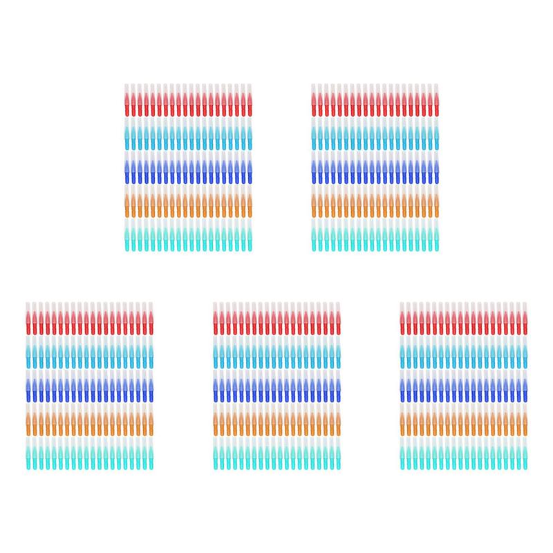 500Pcs Interdental Brush Teeth Soft Picks Tooth Floss Interdental Brush Refill Toothpick Cleaners