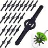 20pcs Durable Plastic Lawn Mower Replacement Blades Garden Lawn Electric Lawn Mower Long Blade Replacement Accessories