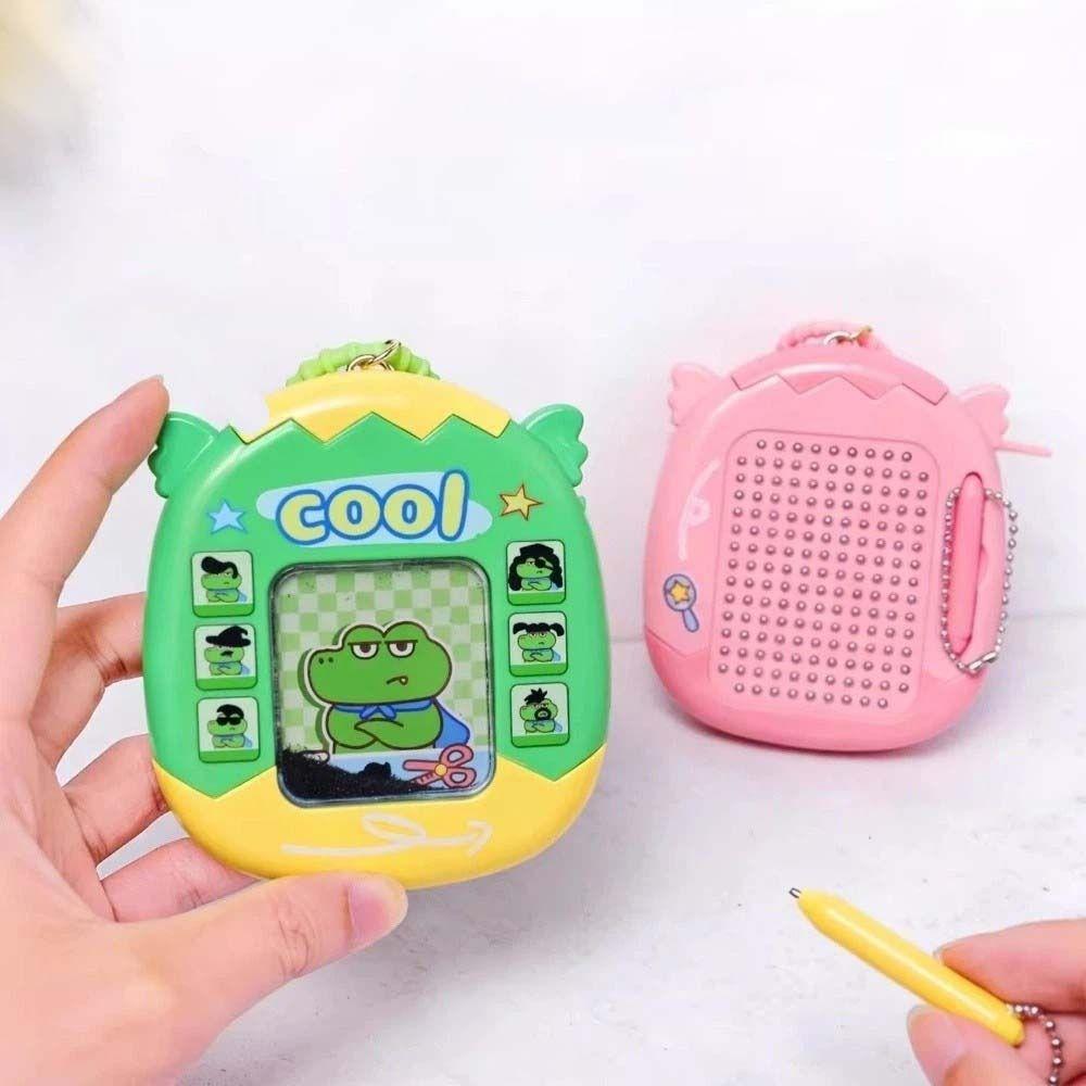 Funny DIY Hair Style Keychain Creative Animals Styling Pendant School Bag