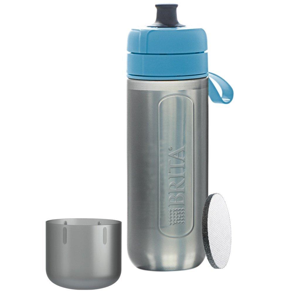 

Brita 600ml Portable Water Bottle with Direct Drinking Function, Fill & Go Active Blue, Includes One Filter Cartridge [Official Japanese Product]