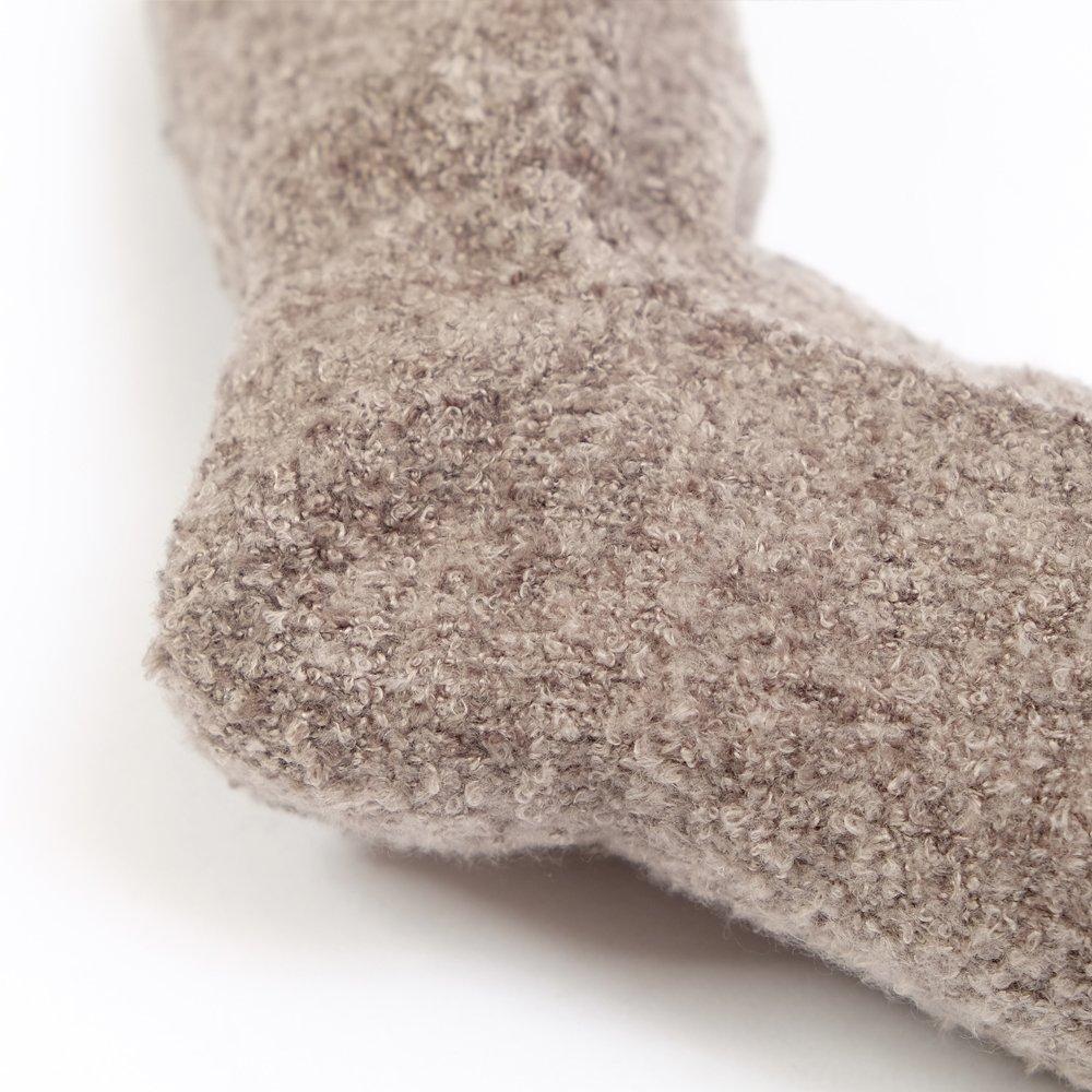 Loose Long by Made in Japan with a brushed fleece approximately SocksDEPO "Fluffy Round-Toe Socks, Fit, Single, Type" Tebukuro-ya. lining, blue,