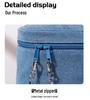 High-Capacity Cute Contrast Color Waterproof Cosmetic Bag for Women