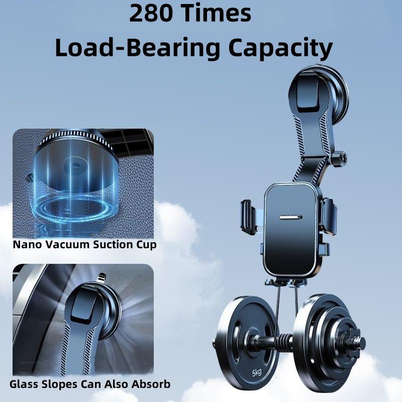 Car Dashboard Phone Holder Stand Gravity Strong Suction Cup Stable Universal Windshield Navigation Hanging Interior Accessories