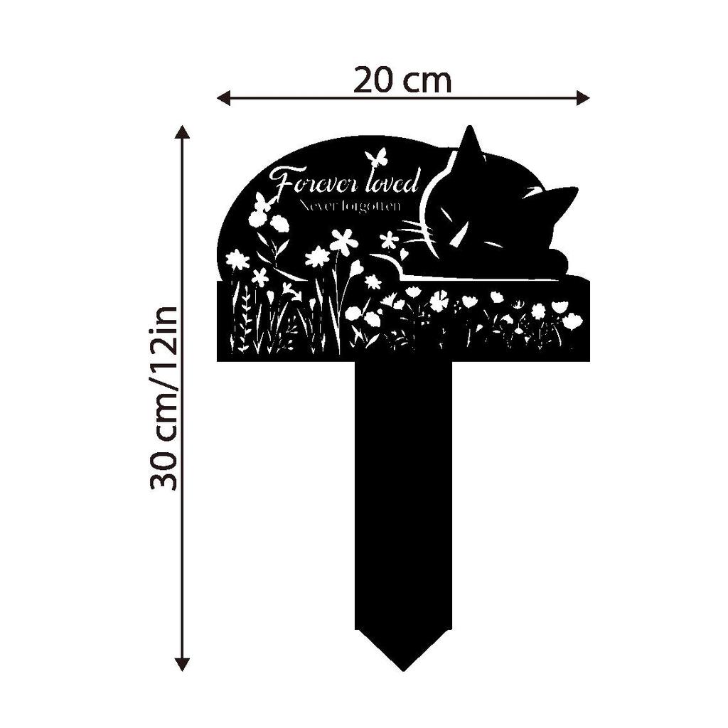 Animal Wrought Iron Floor Silhouette for Outdoor Courtyard and Lawn Decoration
