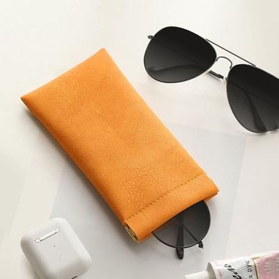 Protective Cove Sunglasses Pouch Eye Glasses Holder Eyewear Protector Case Leather Glasses Case