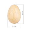 Wooden Maracas Egg Shakers Musical Percussion Instrument Eggs 2Pcs Beige