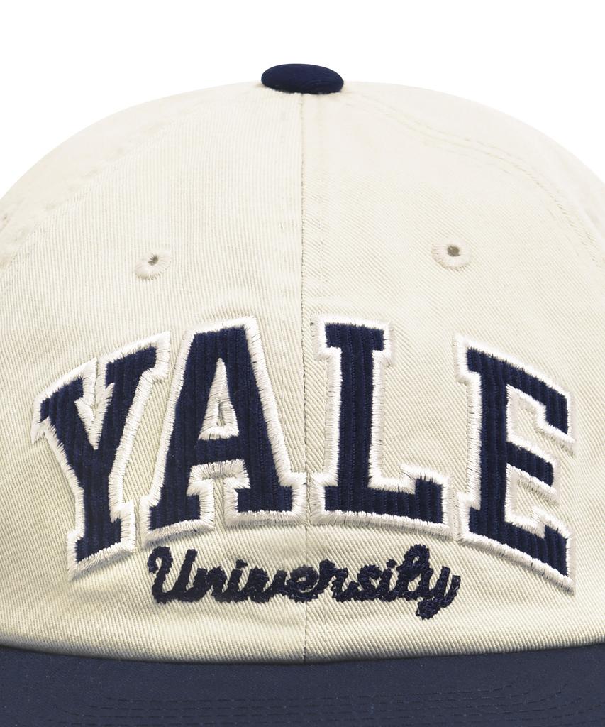 YALE Two-Tone Arch Multicolor Snap Cap_Ivory