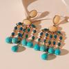 Bohemia Style Bohemian Turquoise Earrings Turquoise Earrings Pendant  Summer Party