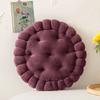 Biscuit Shape Cushion Soft Stuffed Cookie Cushion Creative Pillow Chair Car Seat Pad Home Sofa Decor Cookie Tatami Back Cushion