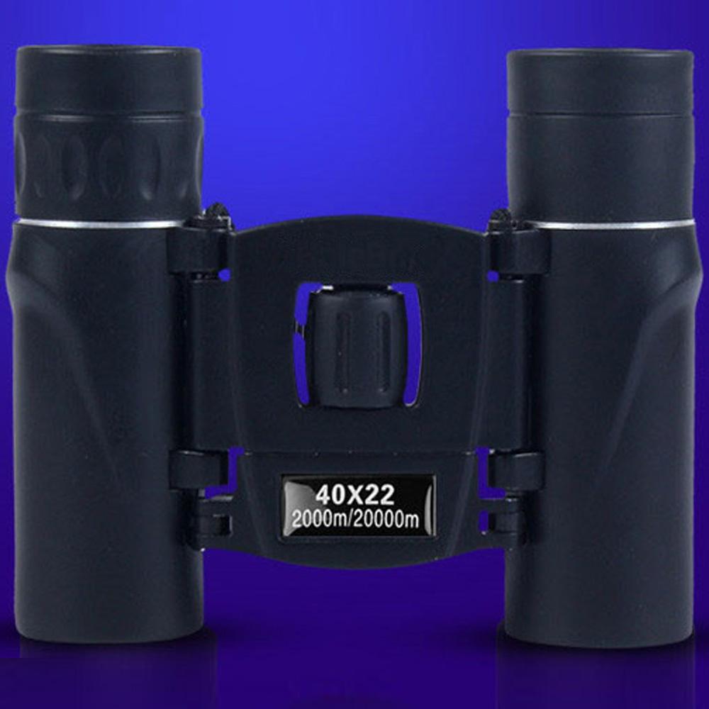 HD 40x22 Powerful Binoculars 2000M Long Range Folding Mini Telescope BAK4 FMC Optics For Hunting Sports Outdoor Camping Travel