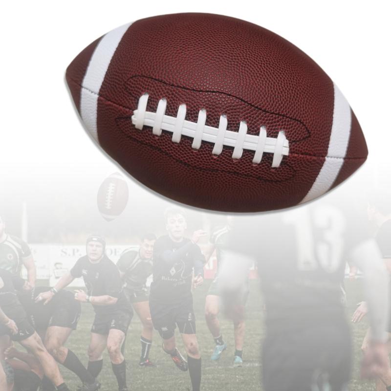 Retro Ball Training Ball American Football Fußball Wettkampfball Aufblasbare Fußbälle für Drinnen und Draußen