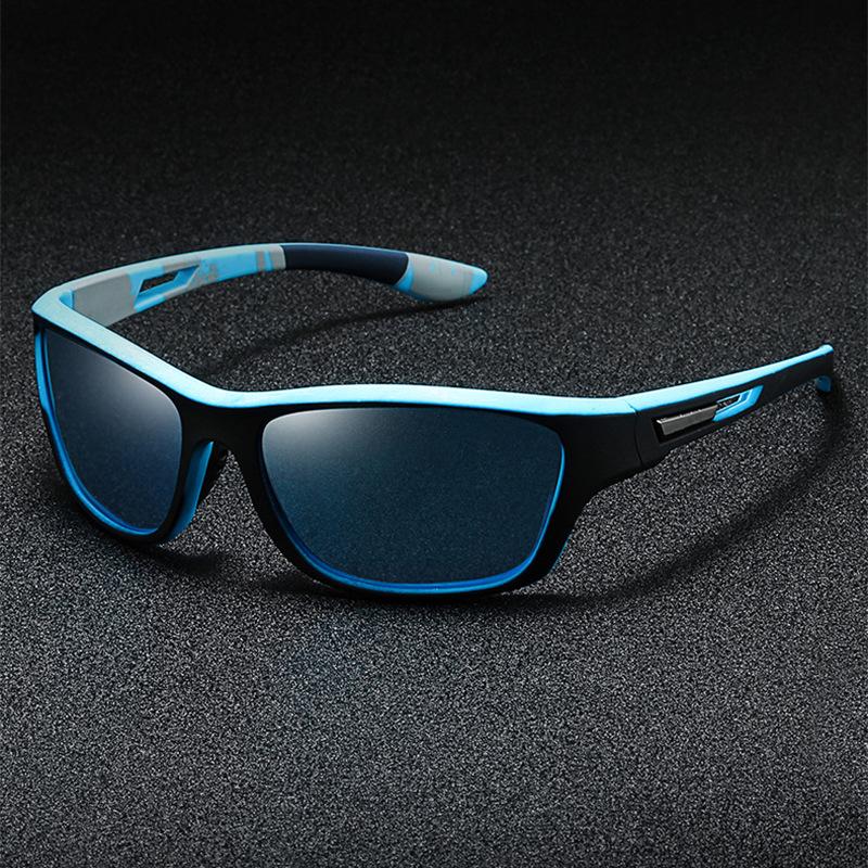 Fashion Sport Sunglasses For Men Multicolor Lens Uv400 Protection Outdoor Fishing Cycling Glasses